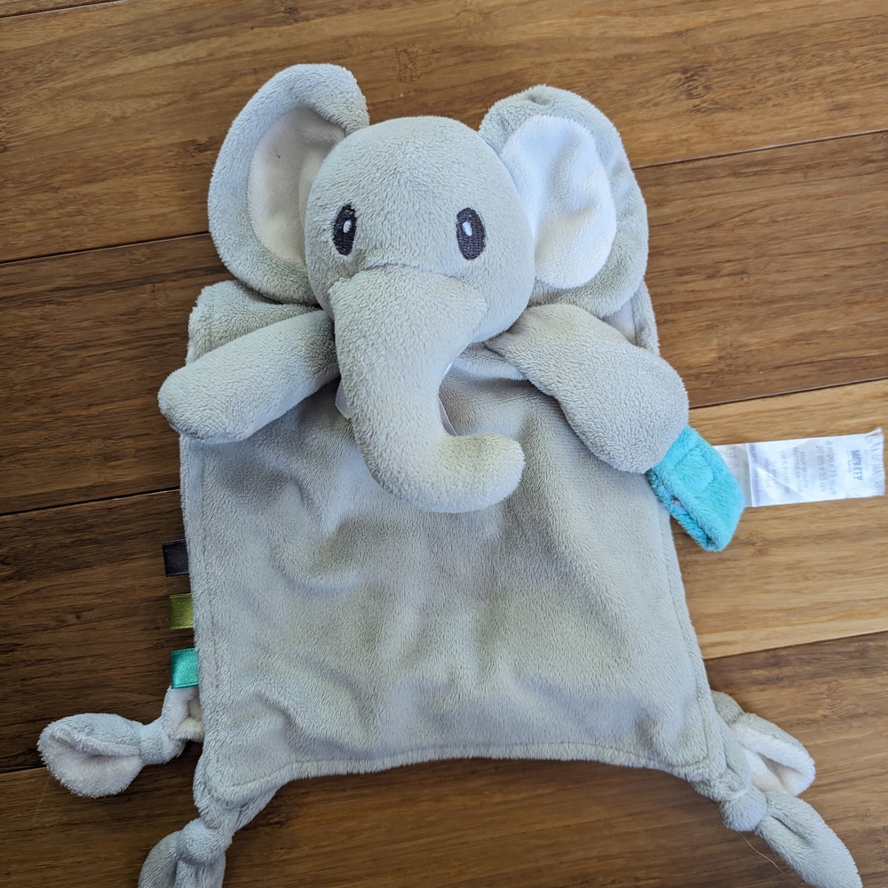 Gray Elephant Plush Lovey